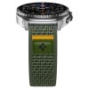 Etui z paskiem Spigen Athlex Air do Samsung Galaxy Watch 8 / Classic – Zielone